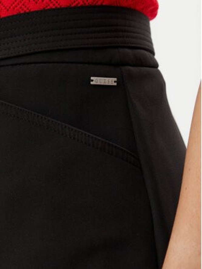 Guess Szorty materiałowe W5GD0I WH9Y2 Czarny Loose Fit