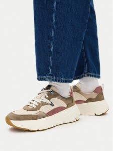 Geox Sneakersy D Diamanta D36UFE 022NF C1467 Szary