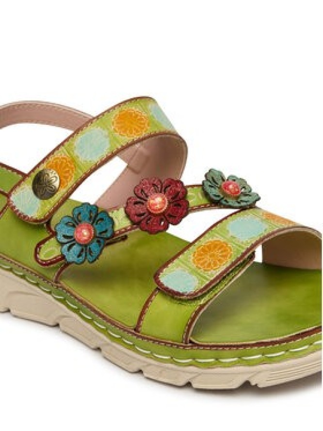 Laura Vita Sandały Dorry 18 Zielony