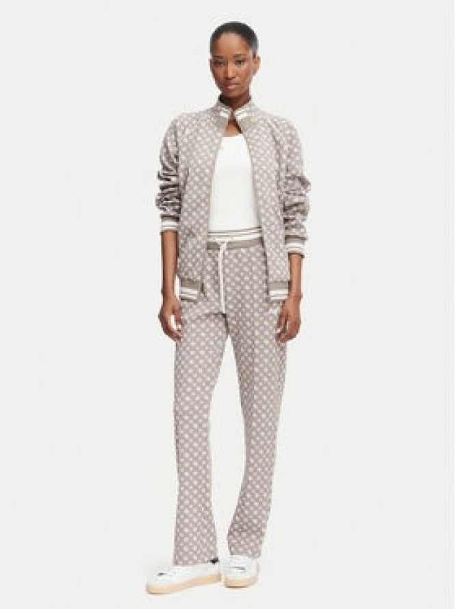 Guess Spodnie dresowe V5YB20 KB212 Brązowy jasny Regular Fit