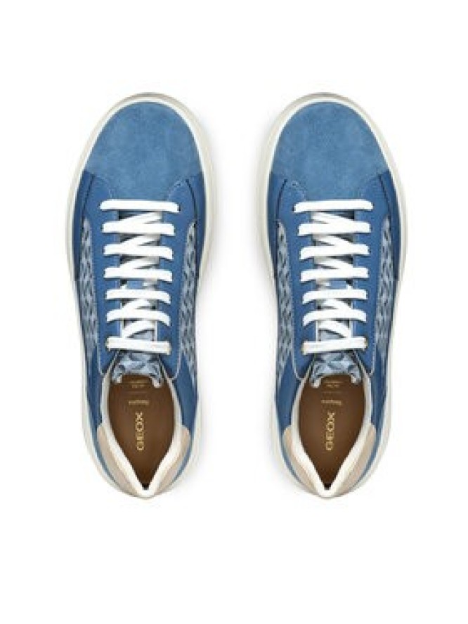 Geox Sneakersy D Spherica Ecub-2 D55WVC 0CK22 C4005 Niebieski