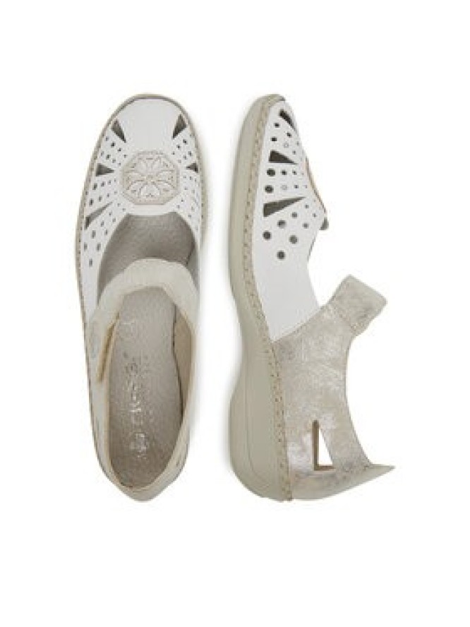 Rieker Półbuty 41368-80 Biały