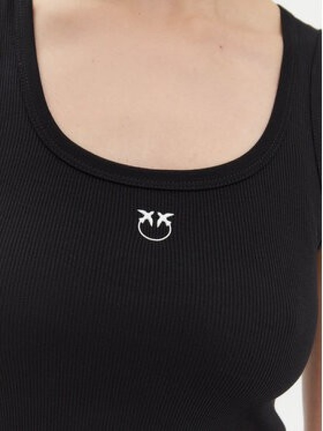 PINKO Top 100807 A2C1 Czarny Regular Fit