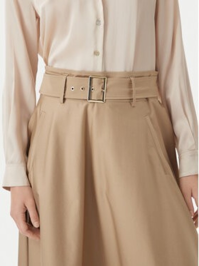 Marella Spódnica trapezowa Tappeto 2613101101 Beżowy Regular Fit