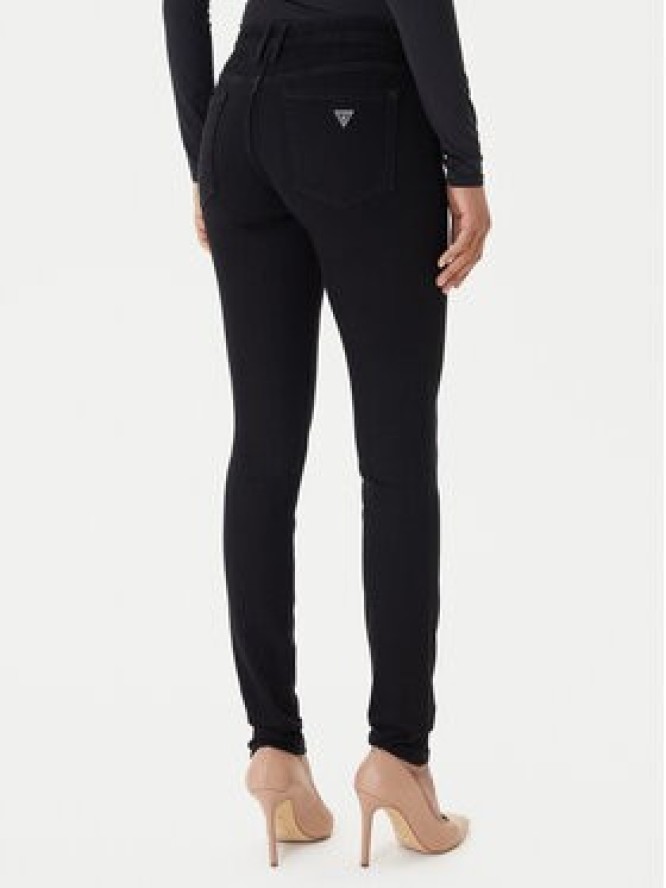 Guess Jeansy Annette W2YA99 D4PZ1 Czarny Skinny Fit