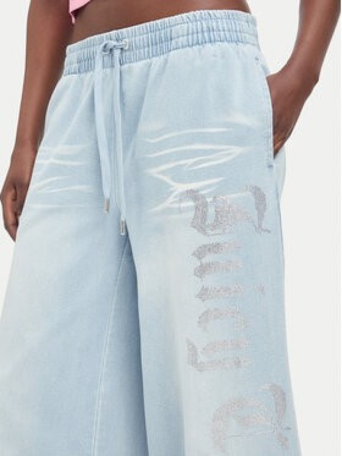 Juicy Couture Jeansy JCDBJ226962 Niebieski Wide Leg