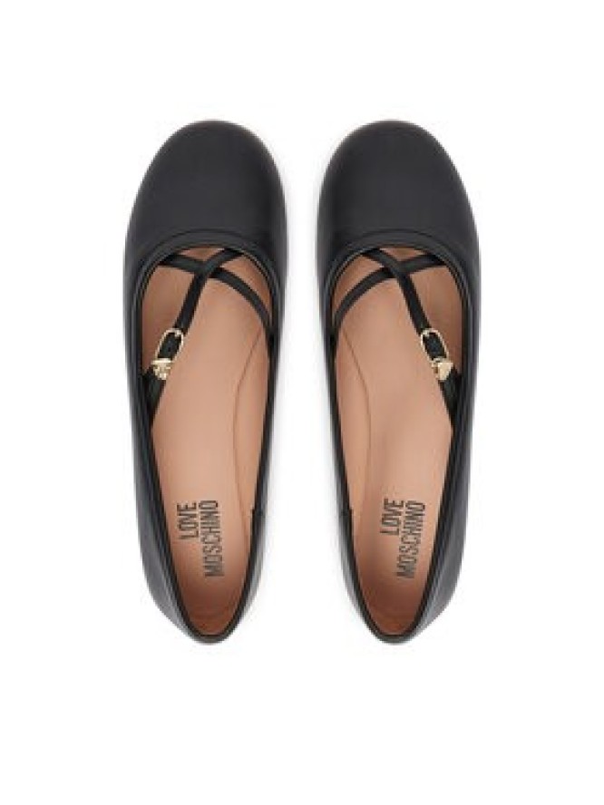 LOVE MOSCHINO Baleriny JA11111G1OIE0000 Czarny