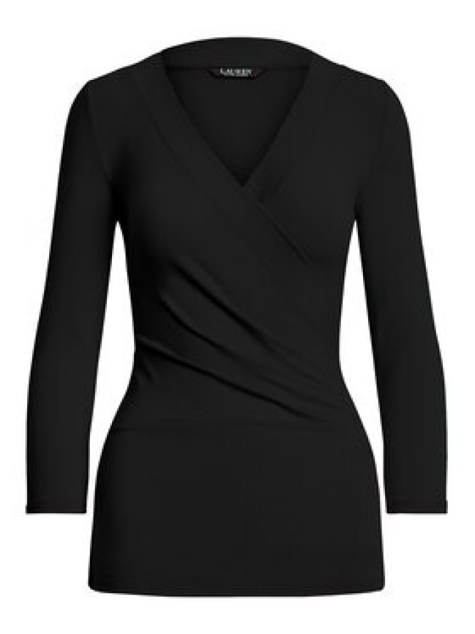 Lauren Ralph Lauren Bluzka 200824366001 Czarny Slim Fit