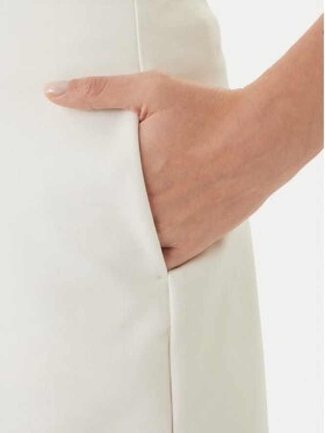 Calvin Klein Jeans Spódnica mini LV047F251G Beżowy Slim Fit