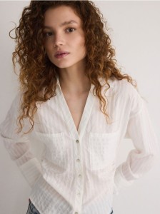 Koszula w pasy - biały