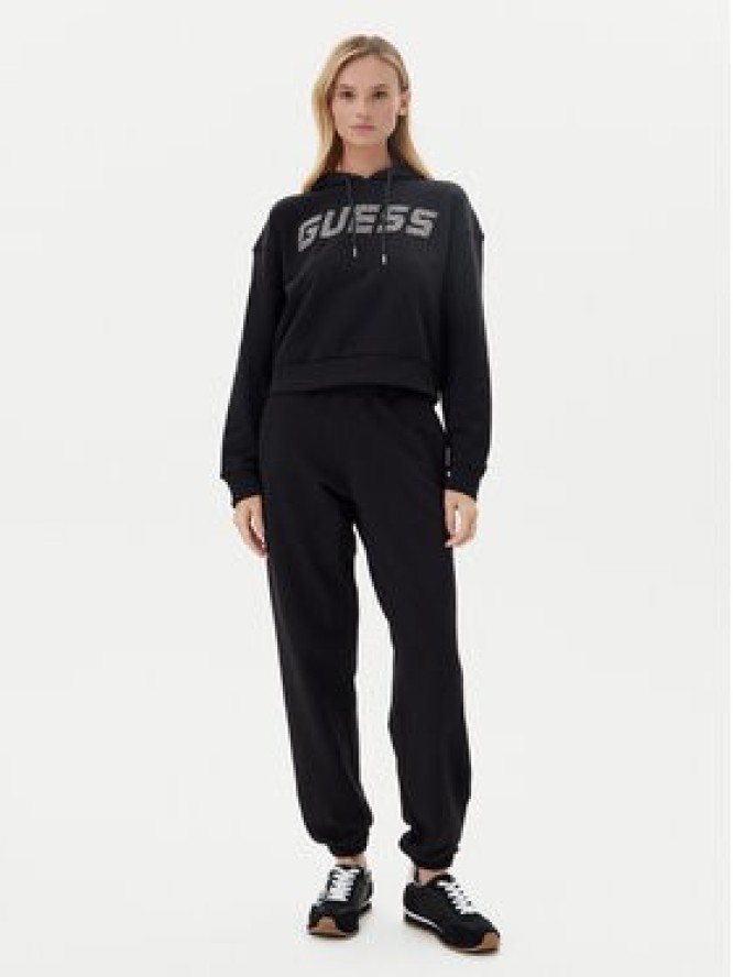 Guess Bluza V5GQ09 KCRP0 Czarny Relaxed Fit