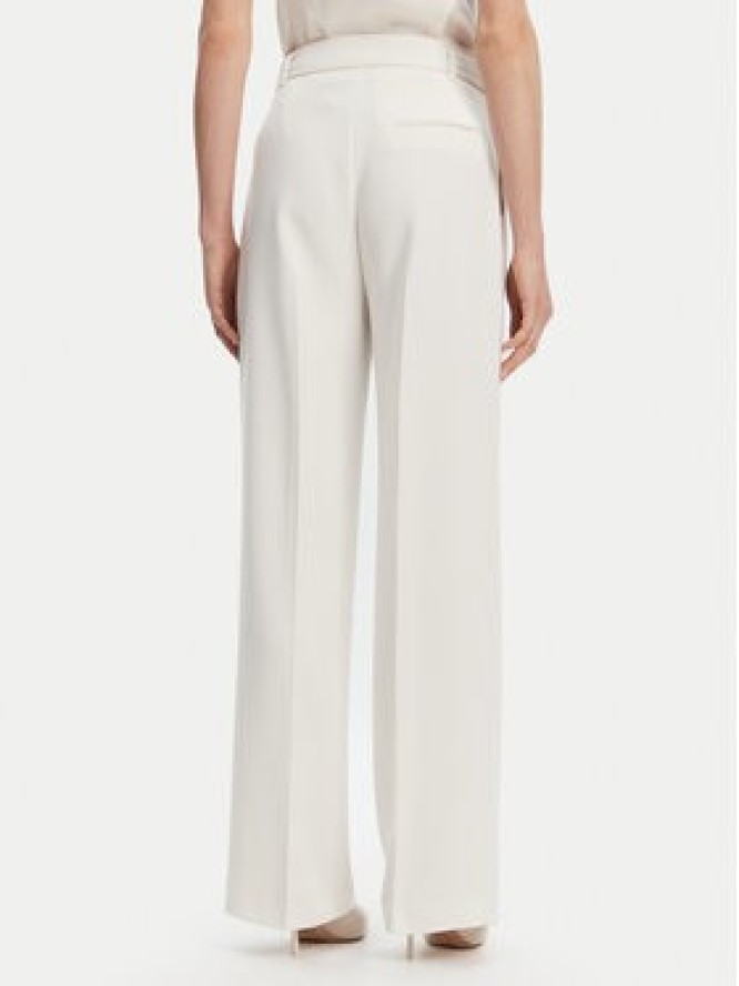 BOSS Spodnie materiałowe Tapiana 50479405 Écru Relaxed Fit