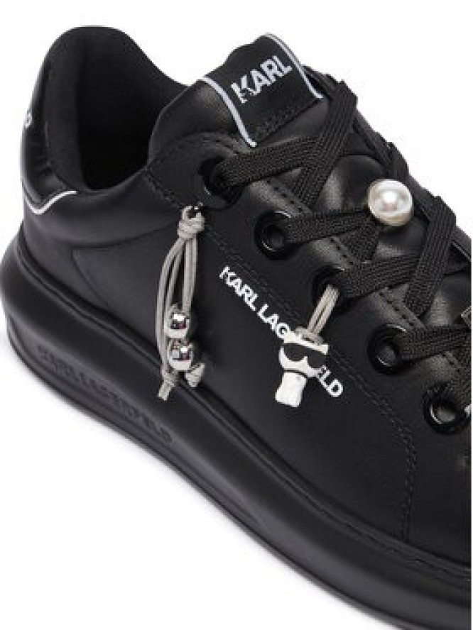 KARL LAGERFELD Sneakersy KL62516T Czarny