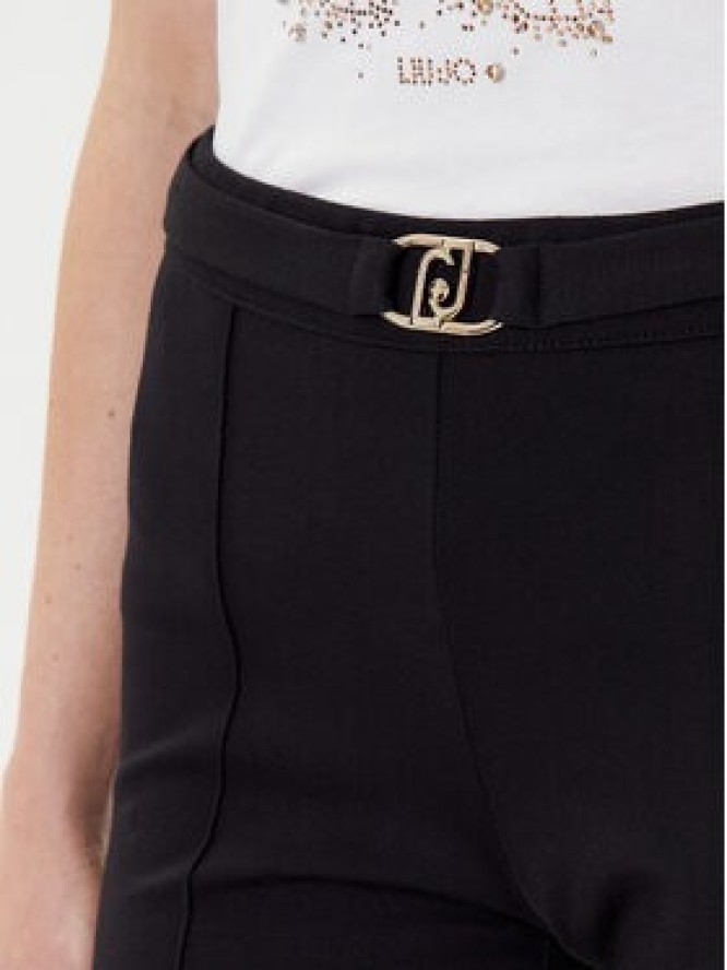 Liu Jo Spodnie materiałowe MF5143 J9189 Czarny Regular Fit