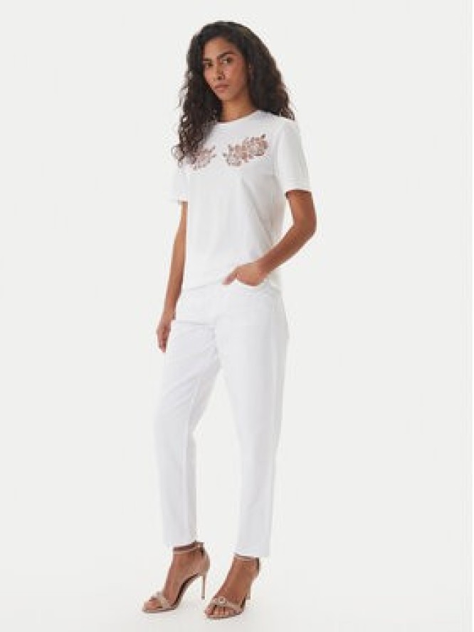 Fracomina T-Shirt FS26ST3001J401E5 Biały Regular Fit