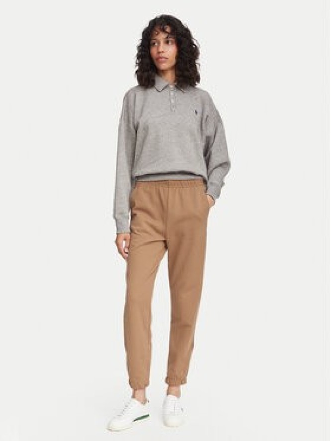 Lacoste Spodnie dresowe XF5268 Beżowy Regular Fit