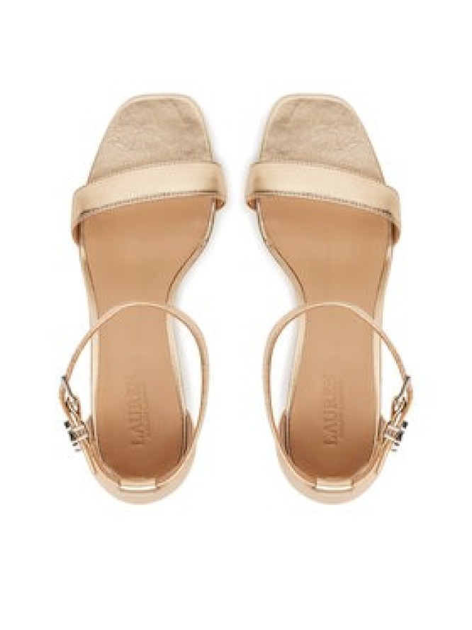 LAUREN RALPH LAUREN Sandały Logan 802935562004 Złoty