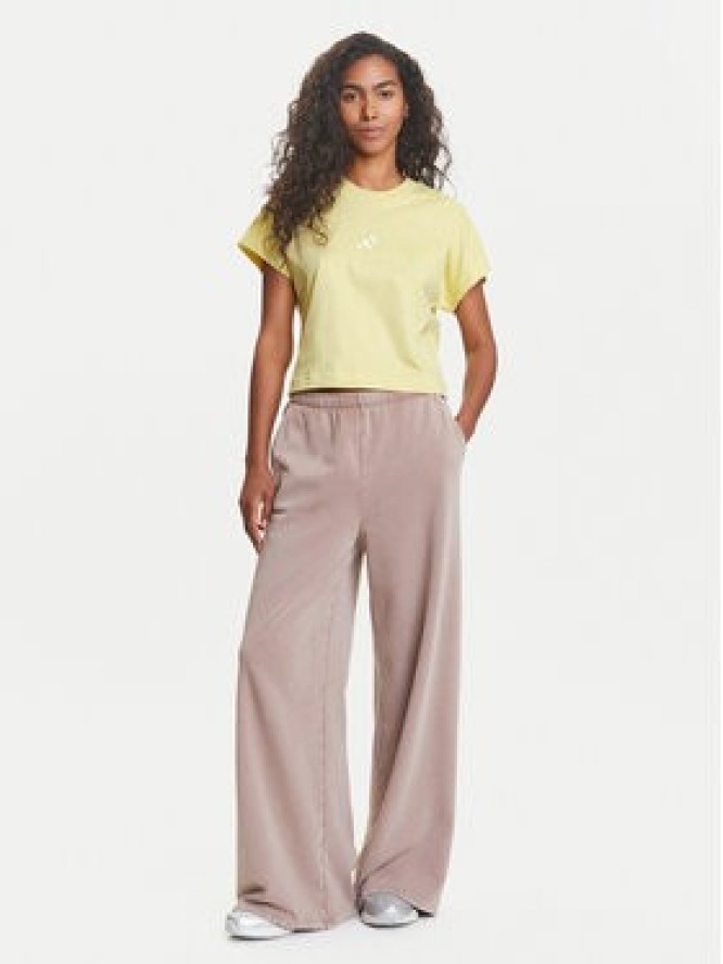 adidas T-Shirt ALL SZN JJ1239 Żółty Regular Fit