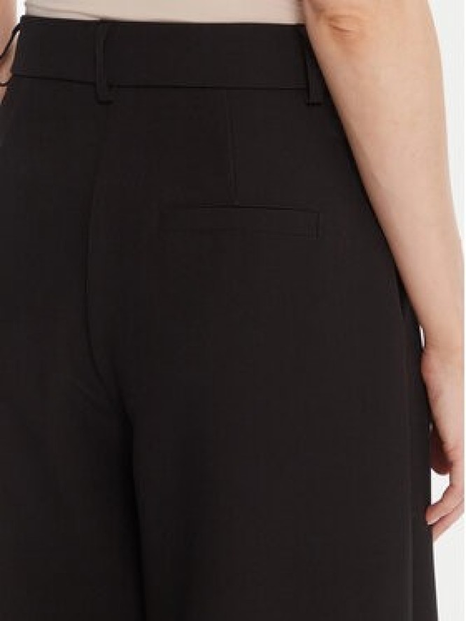 Maryley Spodnie materiałowe 25IB579/43NE Czarny Regular Fit