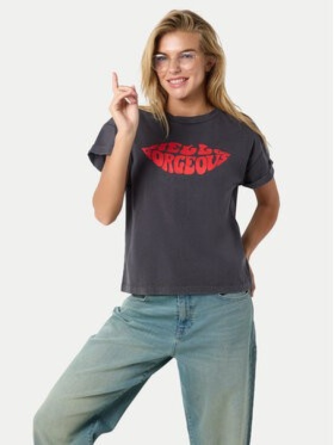 Noisy May T-Shirt 27030135 Szary Regular Fit