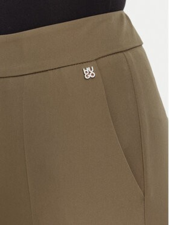 HUGO Spodnie materiałowe Hagonia-1 50539991 Brązowy jasny Slim Fit