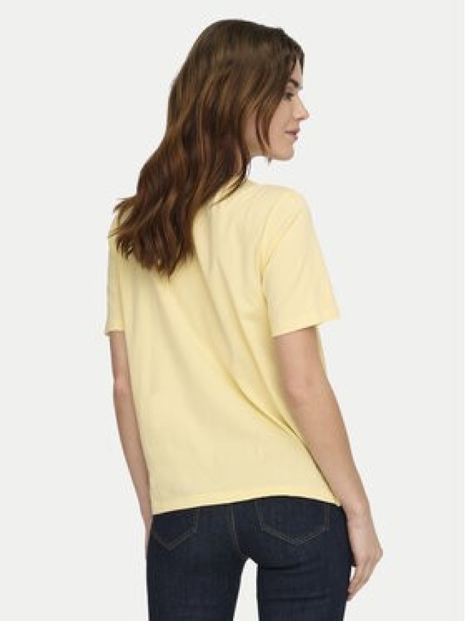 ONLY T-Shirt Lucy 15367829 Żółty Regular Fit