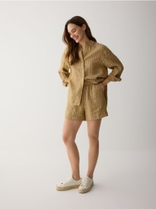 Sneakersy z plecioną podeszwą - biały