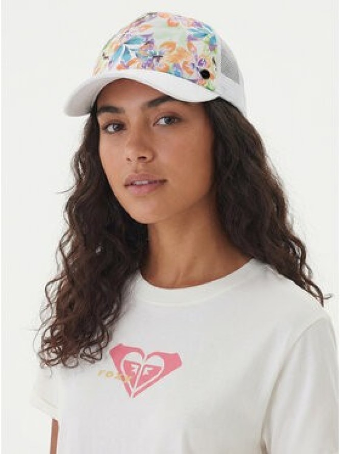 Roxy Czapka z daszkiem Beautiful Morni ERJHA04129 Biały
