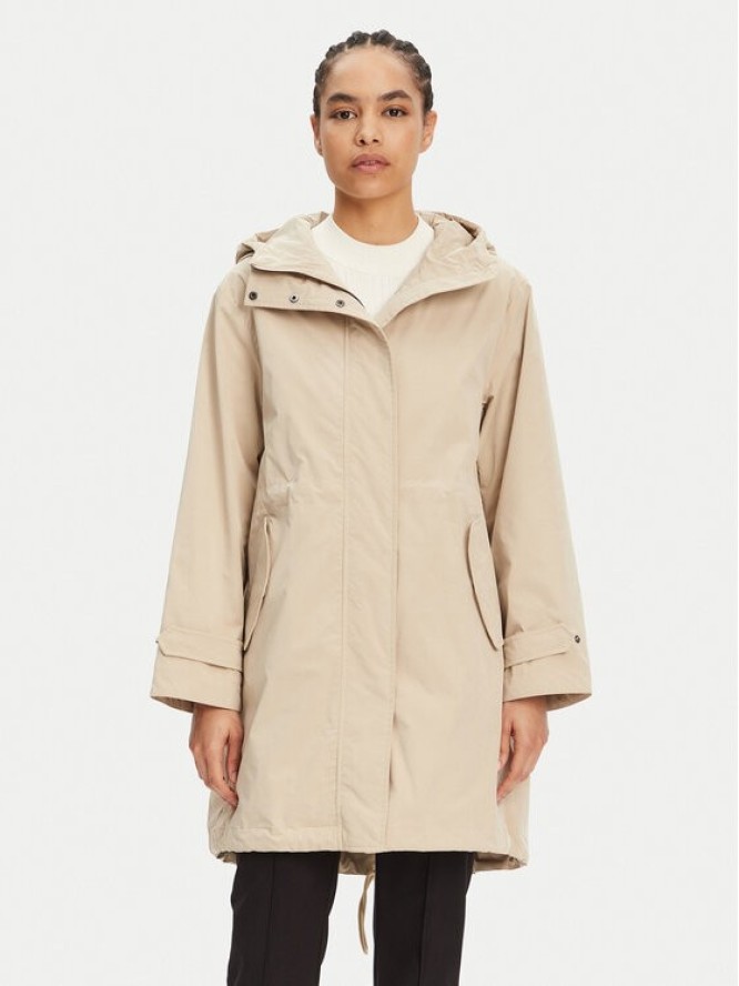 Geox Kurtka przeciwdeszczowa Claudin P W5522P T3070 F5248 Écru Regular Fit