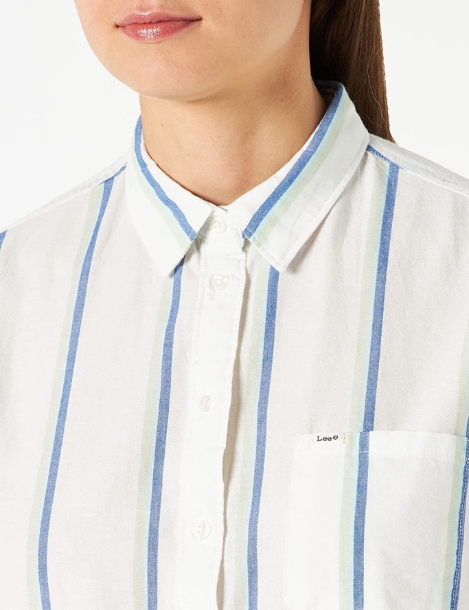 LEE ONE POCKET SHIRT DAMSKA KOSZULA SUMMER GREEN L45TDHNK 112110513