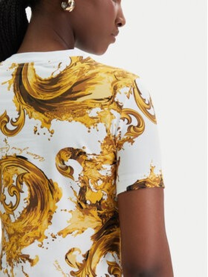 Versace Jeans Couture Spódnica mini 80HAE820 NS834 Biały Regular Fit