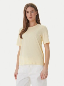 ONLY T-Shirt 15270390 Żółty Regular Fit