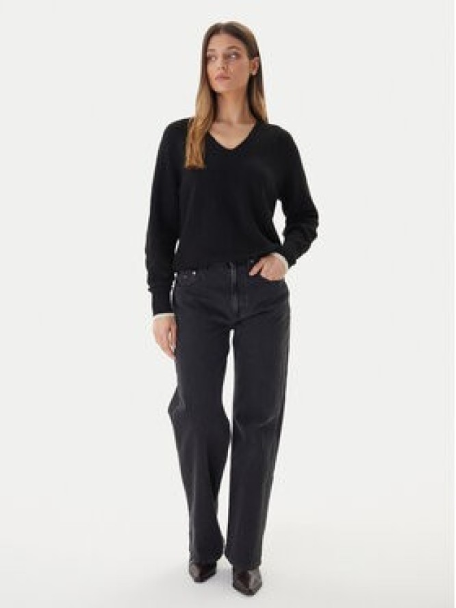 Vero Moda Sweter Aquarius 10331898 Czarny Regular Fit
