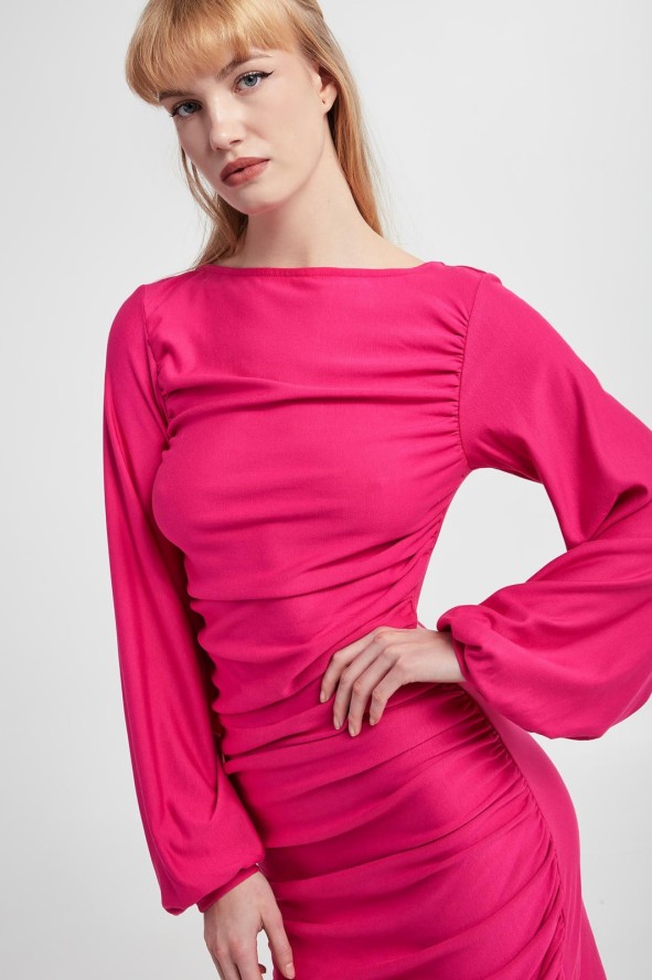 Sukienka drapowana GESTUZ