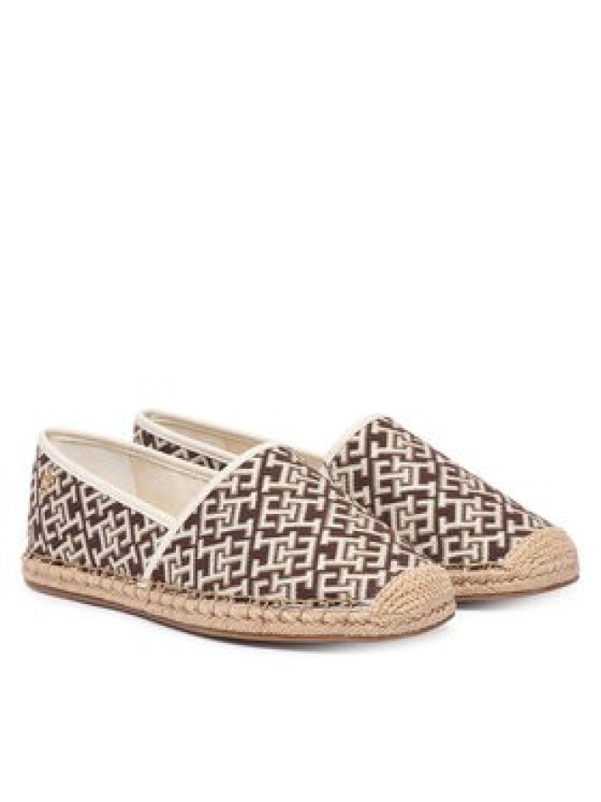 Tommy Hilfiger Espadryle Th Monogram Jacquard FW0FW09501 Brązowy