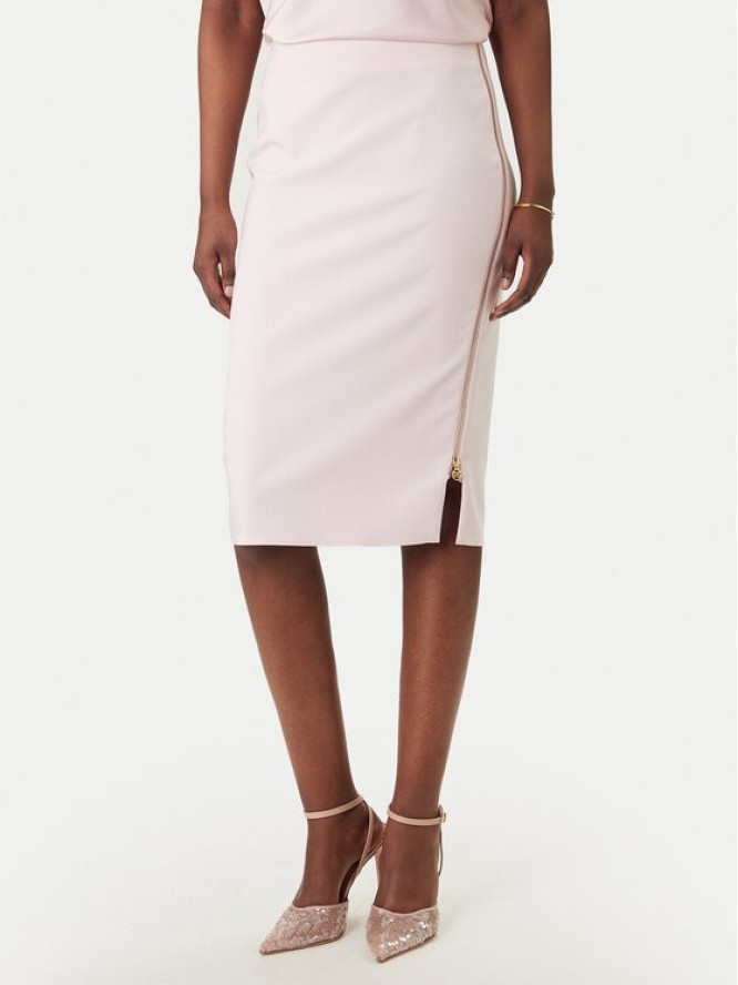 Rinascimento Spódnica ołówkowa CFC0127985003 Różowy Slim Fit