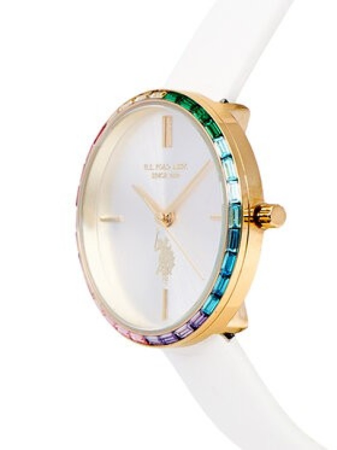 U.S. Polo Assn. Zegarek Rainbow USP8427WH Biały
