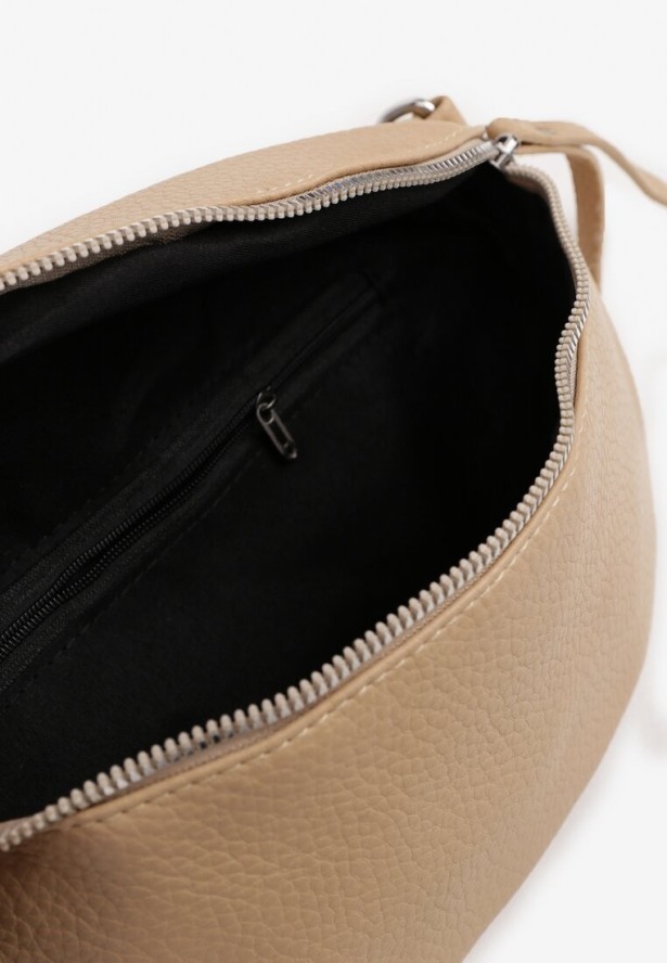 Ciemnobeżowa Nerka z Ozdobnym Regulowanym Paskiem Delarion