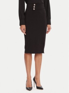 Rinascimento Spódnica ołówkowa CFC0126167003 Czarny Slim Fit