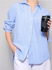 Koszula w paski - wielobarwny