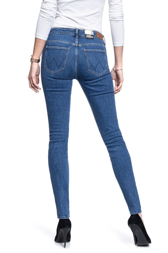 SPODNIE DAMSKIE WRANGLER SKINNY SUNDAY BLUES W28LJHTL8 112128394