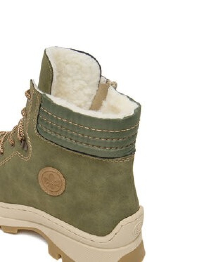 Rieker Trzewiki CEO-X9334-54 Zielony