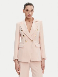 Maryley Marynarka 25EB139/43PY Różowy Regular Fit