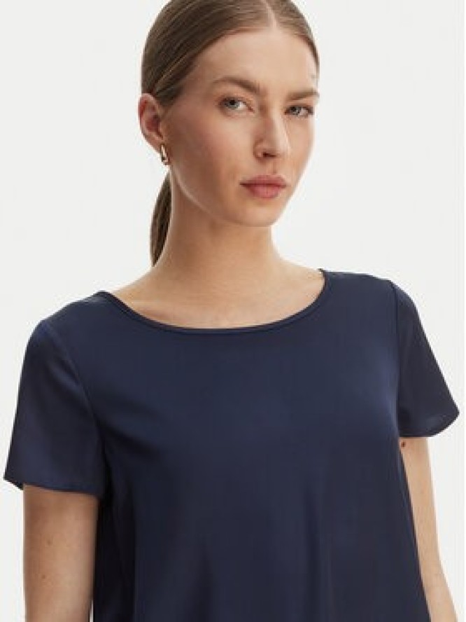 Rinascimento Bluzka CFC0127880003 Granatowy Regular Fit