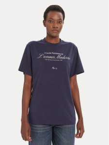 HUGO T-Shirt Vintage 50545551 Granatowy Relaxed Fit