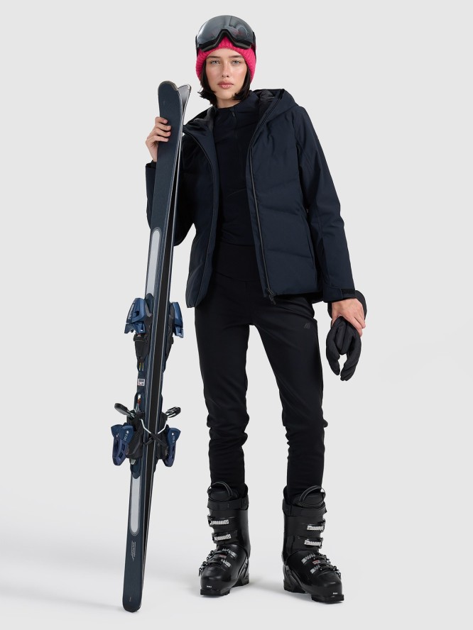 4F Kurtka narciarska membrana 10000 damska - czarna M