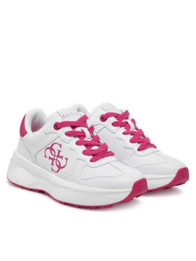 Guess Sneakersy FLPLUC ELE12 Biały