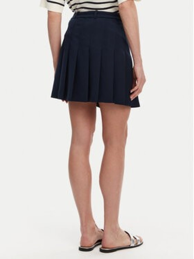 Tommy Hilfiger Spódnica plisowana WW0WW44731 Granatowy Regular Fit