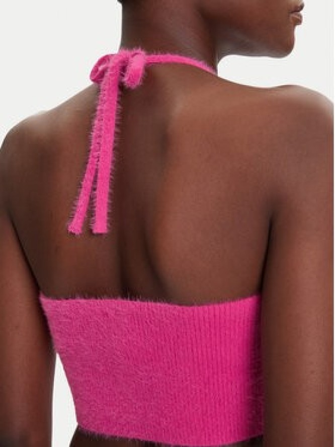 adidas Top Fluffy JW6002 Różowy Slim Fit