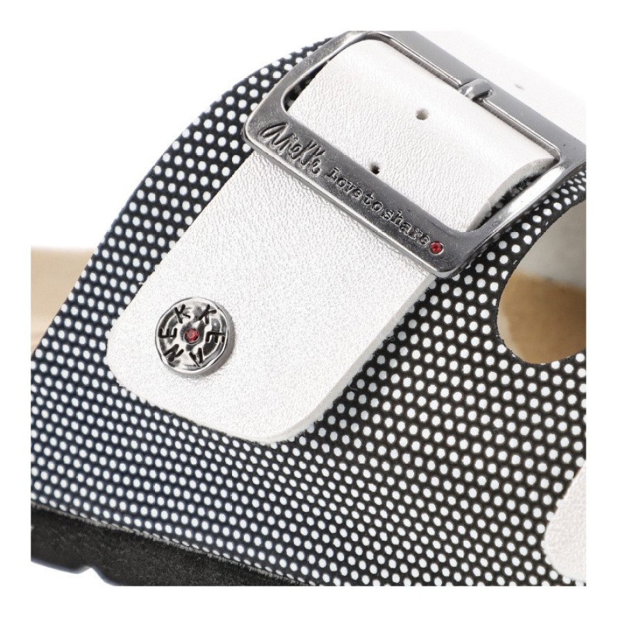 Białe Klapki Anekke Oryginalne Obuwie Damskie